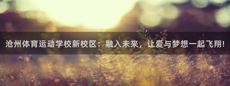 米兰体育官网下载联系电话：沧州体育运动学校新校区：融