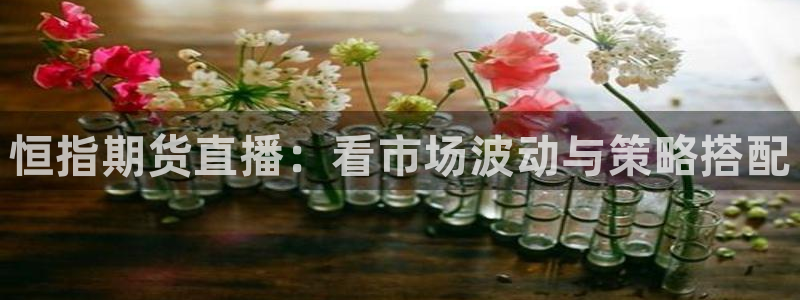 搜球体育官网：恒指期货直播：看市场波动与策略搭配